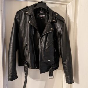 Wilsons Leather Black Jacket